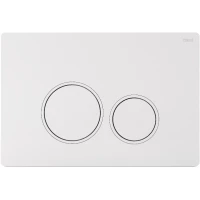 Кнопка смыва Ctesi Round BK0202121 для инсталляции, белый