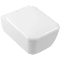 Унитаз подвесной Villeroy & Boch Skyla 4682CL01 безободковый, торнадо, с сиденьем микролифт, альпийский белый