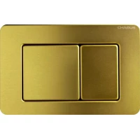 Кнопка смыва Charus Robusto FP.310.BG.05 для инсталляции, светлое золото матовый