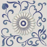 Декор Шавен 6 матовый 20x20