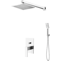 Душевой комплект BelBagno Romano ROM-DSET-CRM 250 мм, со смесителем, хром