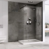 Неподвижная перегородка 100 см Abber Immer Offen AG61100B прозрачное