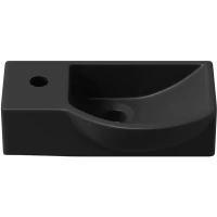 Раковина Lavinia Boho Bathroom Sink 33311028 40x23 см R, рукомойник, черный матовый