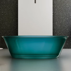 Изображение товара ванна из полиэфирной смолы 170x75 см abber kristall at9707aquamarin