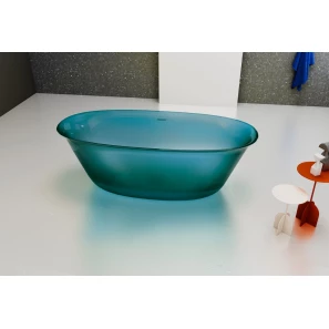 Изображение товара ванна из полиэфирной смолы 170x75 см abber kristall at9707aquamarin