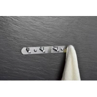 Планка с крючками Fixsen Hotel FX-31005-4 для ванны, хром