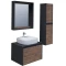 Комплект мебели дуб веллингтон/графит 60 см Grossman Смарт 106009 + GR-3028 + 206007 - 2
