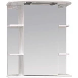 Изображение товара зеркальный шкаф 65x71,2 см белый глянец l/r onika глория 206506