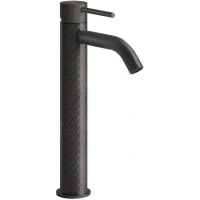 Смеситель для раковины Gessi Gessi316 54109#707 без донного клапана, черный хром матовый