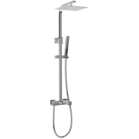 Душевая система AQG QB 21LUC25QBL02 250 мм, со смесителем, хром