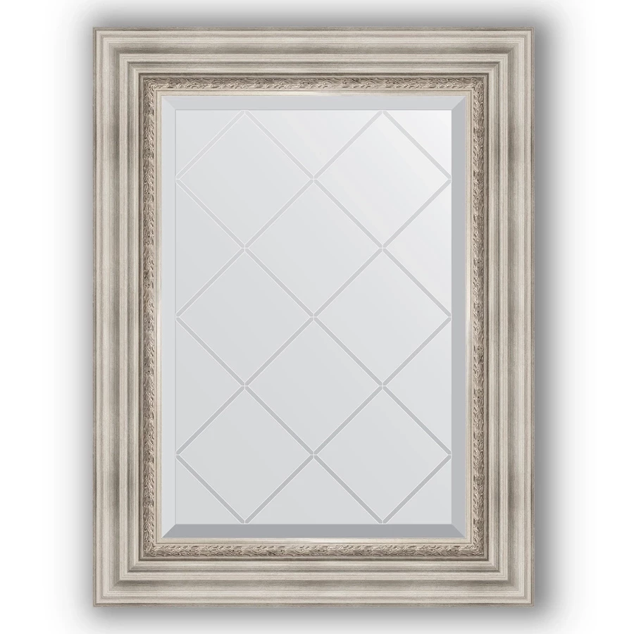 Зеркало 56x74 см римское серебро Evoform Exclusive-G BY 4018