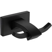 Крючок Gappo G0705-26 двойной, для ванны, черный матовый