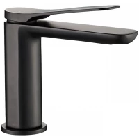 Смеситель для раковины Rea Creek REA-B8403 без донного клапана, черный матовый
