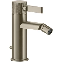 Смеситель для биде Gessi Inciso 58007#149 с донным клапаном, никель матовый