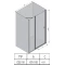 Душевая дверь Ravak Chrome CSD2 110 сатин Transparent 0QVDCU00Z1 - 4