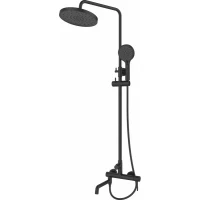 Душевая система Esbano Daisy ESDSDAIS-DSMB 250 мм, со смесителем, черный матовый