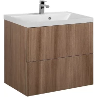 Тумба под раковину Art&Max Verona Push AM-Verona-Push-700-2C-SO-KV 69,6 см, подвесная, кадена вуд