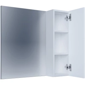 Изображение товара зеркальный шкаф grossman нео 208024 80x66,6 см l/r, белый глянец
