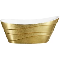 Акриловая ванна Lagard Alya Treasure Gold lgd-alya-tg 170x74,5 см, отдельностоящая, золотой