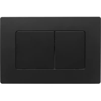Кнопка смыва Veconi Flush V8 FLV8-B для инсталляции, черный матовый