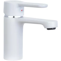 Смеситель для раковины Славен Город Серия-Т СЛ-ОД-Т1Б белый