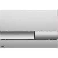 Кнопка смыва AlcaPlast M1732 для инсталляции, матовый хром