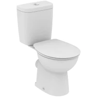 Унитаз-компакт Vidima Seva Fresh E408861 с сиденьем микролифт, белый