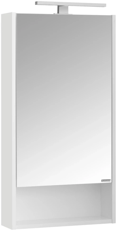 Зеркальный шкаф 45x85 см белый матовый L/R Акватон Сканди 1A252002SD010 - фото 3