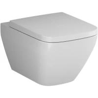 Унитаз подвесной Am.Pm Spirit V2.0 Square C701701SC безободковый, с сиденьем микролифт, белый