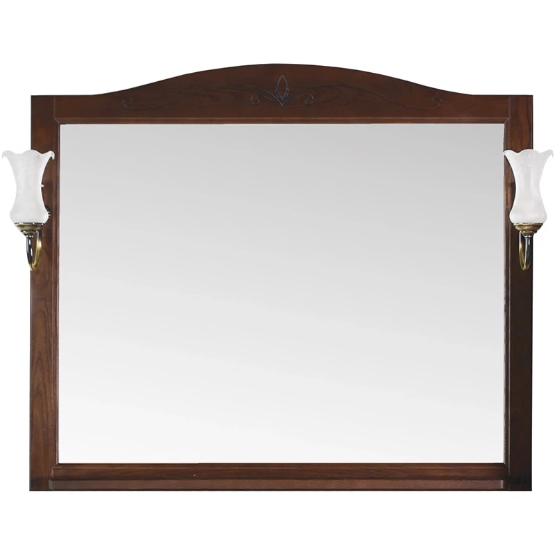 Зеркало 103,4x90,1 см антикварный орех ASB-Woodline Салерно 4627072675866