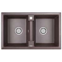 Кухонная мойка Paulmark Tandem кофе PM238150-CO