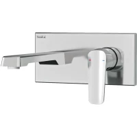 Смеситель для раковины Teska Quarsar E5100 встраиваемый, без донного клапана, хром