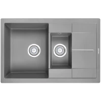 Кухонная мойка Granula 7802, алюминиум
