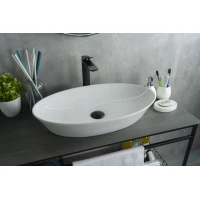 Раковина-чаша GID N9397 61x37 см, накладная, белый