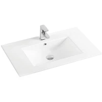 Раковина CeramaLux 9060E 61x46,5 см, накладная, белый