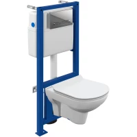 Комплект подвесной унитаз + система инсталляции Cersanit City A64121