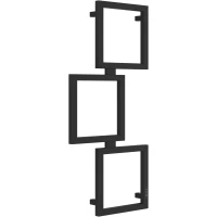 Полотенцесушитель электрический Сунержа Этюд ES 31-0847-1050 1050x490, МЭМ правый, черный матовый