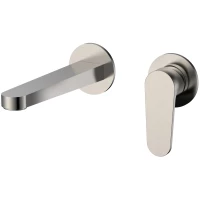 Смеситель для раковины AQUAme Novara AQM6915BN встраиваемый, никель матовый