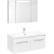 Комплект мебели белый глянец 100,2 см Акватон Мадрид 1A128001MA010 + 1A723031AG010 + 1A111602MA010 - 2