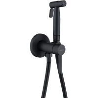 Гигиенический душ Splenka S221.52.06 со смесителем, черный матовый