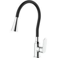 Смеситель для кухни Splenka S41.43 с гибким изливом, хром
