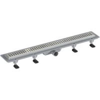 Душевой трап (лоток) Good Door ТЛ00010 75 см, с решеткой, перфорированный, нержавеющая сталь