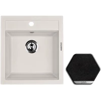 Кухонная мойка LAVA(черный металлик) Lava Q1.LAV