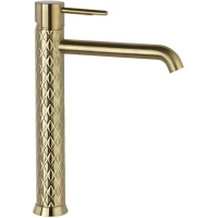 Смеситель для раковины Ramon Soler Odisea Joya 590201OC без донного клапана, золотой матовый