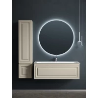 Комплект мебели бежевый матовый 121 см Sancos Very VR120CE + CN7017 + SF1000