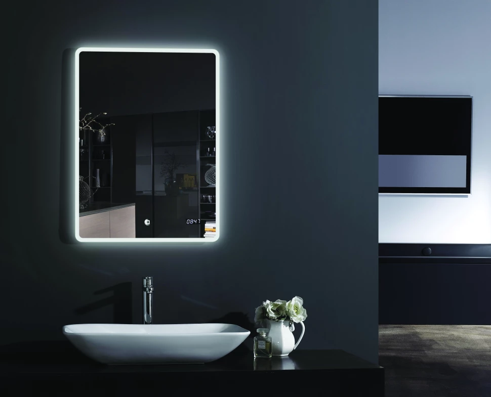Зеркало с подсветкой 60x80 см Esbano ES-2073HDS зеркало с подсветкой simple gray led 60x80 см