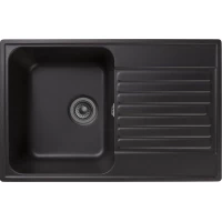 Кухонная мойка GranFest Quarz 78 73,6x47,6 см, черный