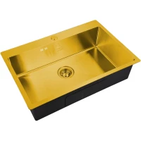 Кухонная мойка Zorg SH 7551 BRONZE 75x51 см, бронза