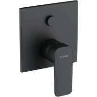 Смеситель для ванны Kludi Pure&Style 407593975 встраиваемый, черный матовый