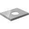 Столешница 60 см серый глянец для накладных раковин Kerama Marazzi Canaletto Риальто CN60.SG560722R - 1